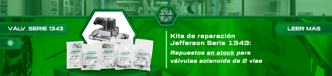 Kits de reparación Jefferson Serie 1343 | Repuestos en stock para válvulas solenoide Kits de reparación Jefferson Serie 1343 | Repuestos en stock para válvulas solenoide