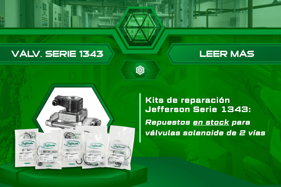 Kits de reparación Jefferson Serie 1343 | Repuestos en stock para válvulas solenoide Kits de reparación Jefferson Serie 1343 | Repuestos en stock para válvulas solenoide