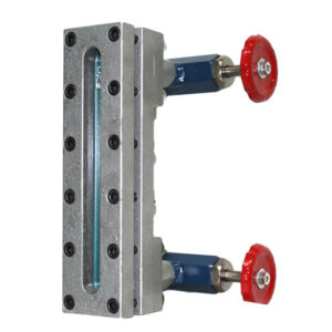 Indicador de nivel con salida trasera