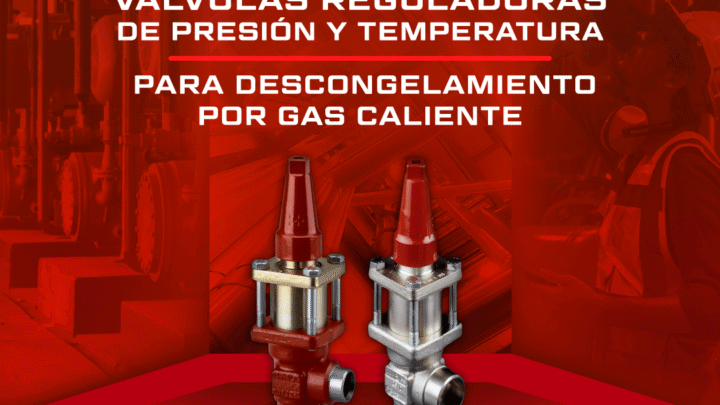 Válvulas reguladoras Danfoss OFV y OFV-SS para descongelamiento por gas caliente en refrigeración industrial