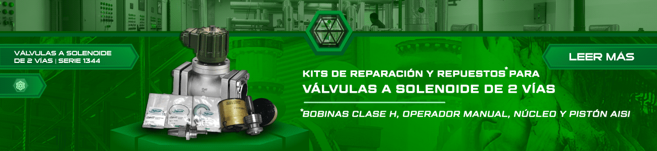 Serie 1344: Válvulas kits de reparación y repuestos Jefferson - Banner Web